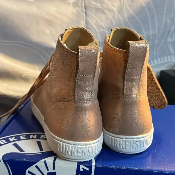 •NWT• Birkenstock Women’s Bartlett Metallic Rose Shoes • EU38 - Picture 7 of 12